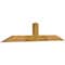 Ekena Millwork Portland Rough Sawn Timber Gable Bracket, Western Red Cedar, 60"W x 12"H x 2"D x 4"F, 5/12 Pitch GBW060X12X0204POR00RWR - alternate 4